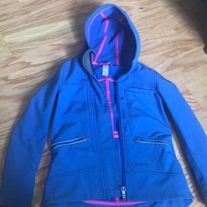 Lululemon (ivivva) kids jacket size 7 blue